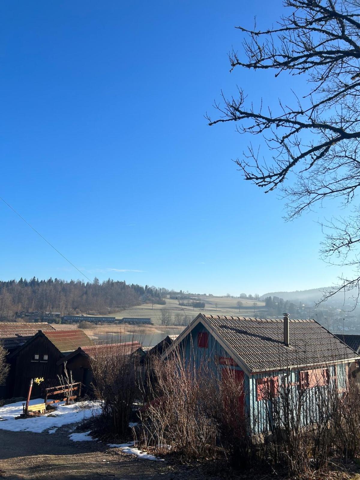 La Parenthese Vue Lac Les Grangettes Eksteriør billede