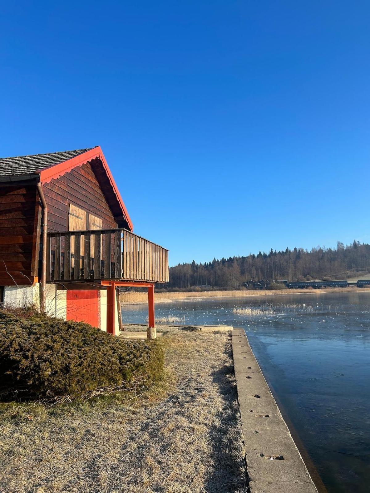 La Parenthese Vue Lac Les Grangettes Eksteriør billede