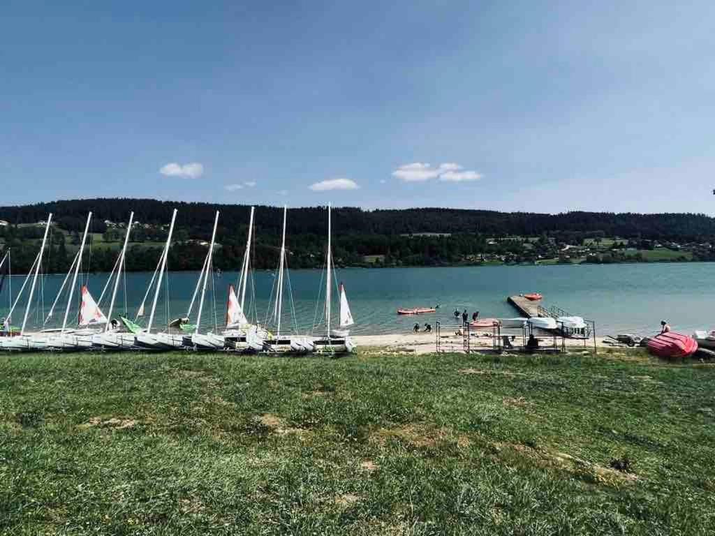 La Parenthese Vue Lac Les Grangettes Eksteriør billede