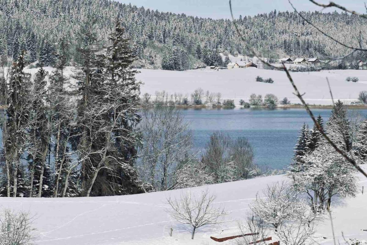 La Parenthese Vue Lac Les Grangettes Eksteriør billede