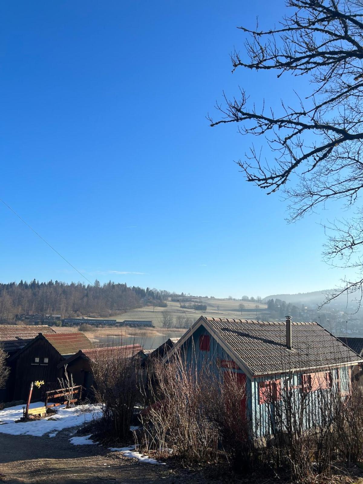 La Parenthese Vue Lac Les Grangettes Eksteriør billede